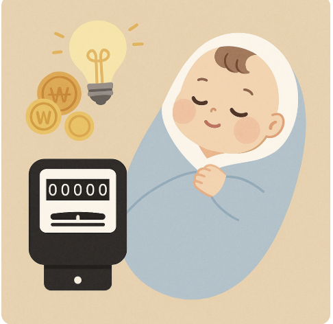 신생아 전기세 감면 제도 완전정리 관련 사진