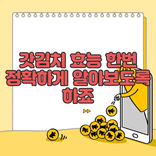 갓김치 효능 한번 정확하게 알아보도록 하죠