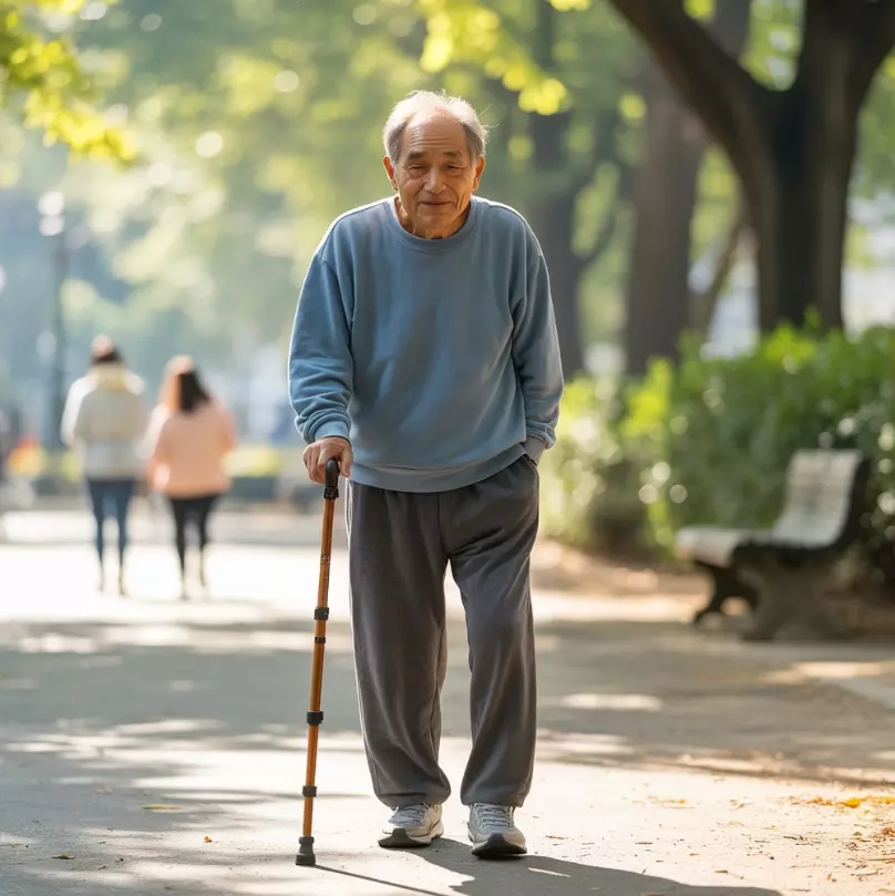 파킨슨병 운동치료를 위한 걷기 운동 이미지