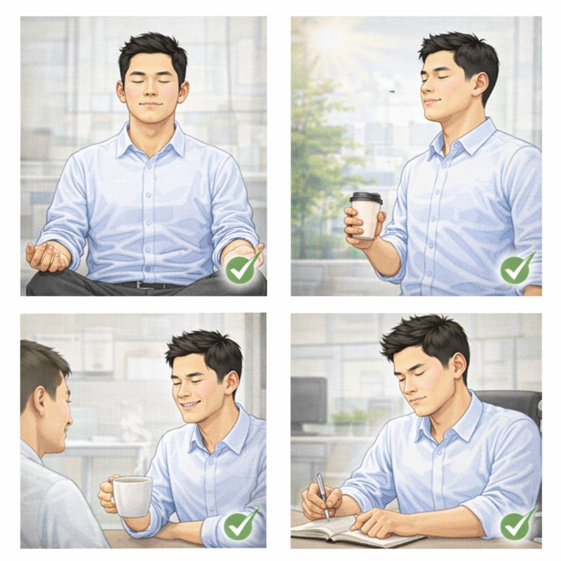 직장인을 위한 정신 회복 루틴