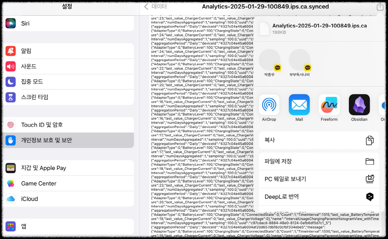 아이패드 iPadOS 18.3 배터리 성능, 앱 설치 없이 효율 수명 간단하게 확인 수치 아이폰 밧데리 교체시기