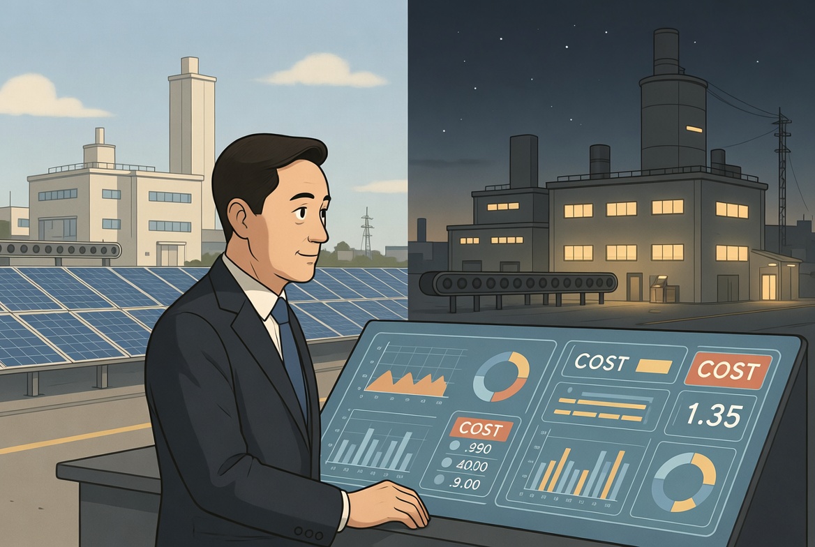 2026년 4월 산업용 전기요금 개편 핵심 정리｜낮엔 내리고 밤엔 오른다, 사업장 전기료 줄이는 법 대표 이미지