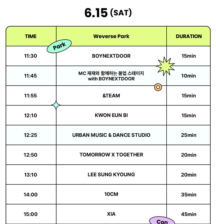 Weverse Con Festival