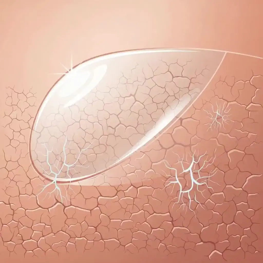 겨울 건조로 수분 잃은 피부