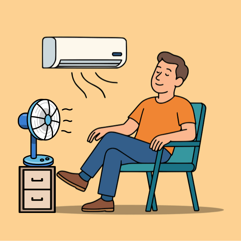 에어컨+선풍기