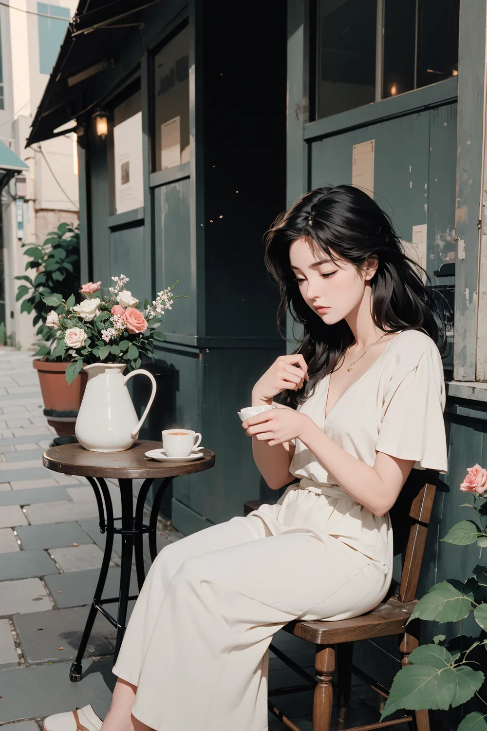 Retro Model Coffe Server Time