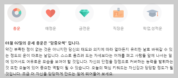 2024 네이버 신년 운세, 띠별 운세, 오늘 운세