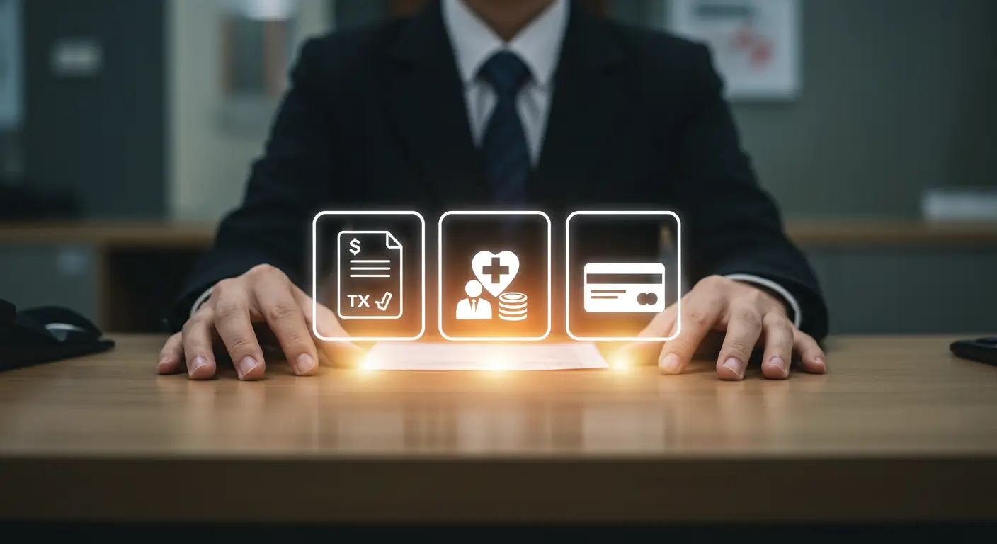 프리랜서 주택담보대출 한도를 높이기 위해 3가지 핵심 증빙 서류를 제출하는 모습