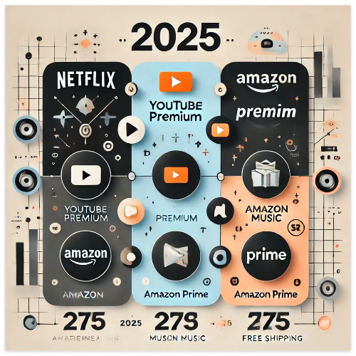 구독 서비스 모음 이미지