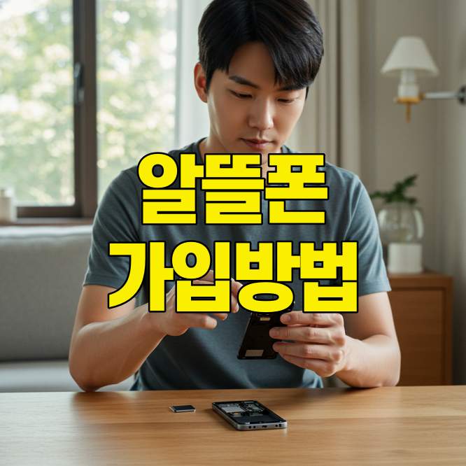 알뜰폰 가입 방법 총정리