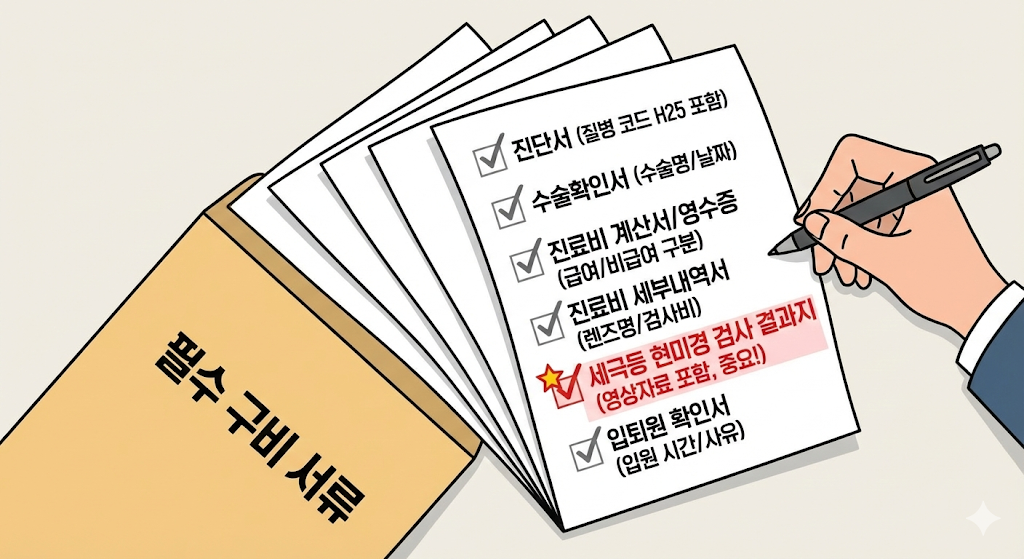 실비보험 청구 시 필수 구비 서류