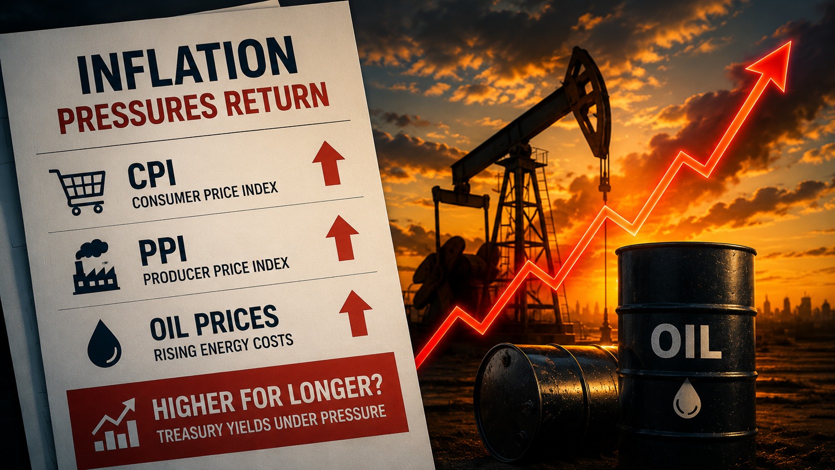 Inflation and oil price surge creating pressure on Treasury yields and interest rates