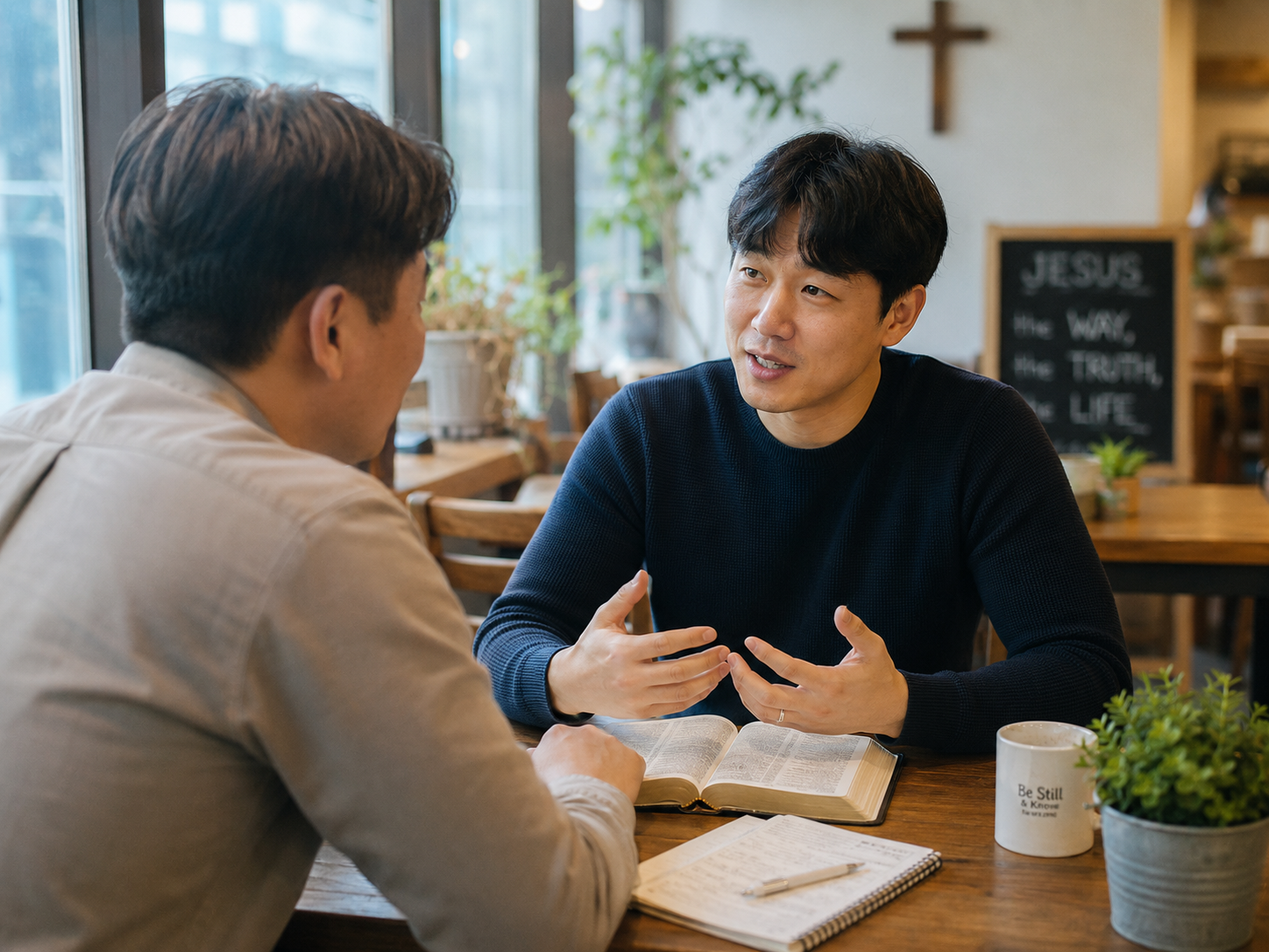 고전 3:9 말씀에서 나의 정체성이 하나님의 일꾼임을 기억하며 하나님의 나라에 합당하고 하나님의 일을 행하기에 헌신된 삶이 되어야 한다는 관점으로 오늘도 복음 전하고 말씀의 진리를 전하려는 시도를 하는 모습입니다.