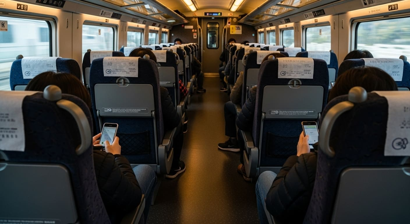 SRT열차에 탑승하거나 하차하는 승객들