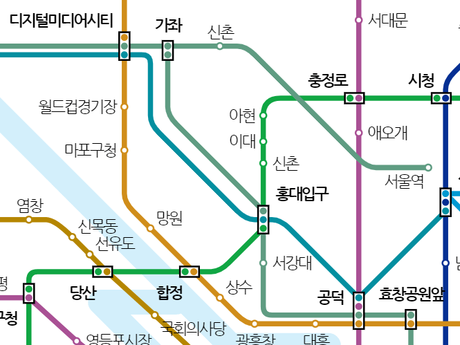 서울 지하철 노선도 크게보기