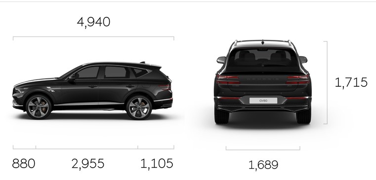 GV80 가솔린 2.5 터보 / 가솔린 3.5 터보 제원비교