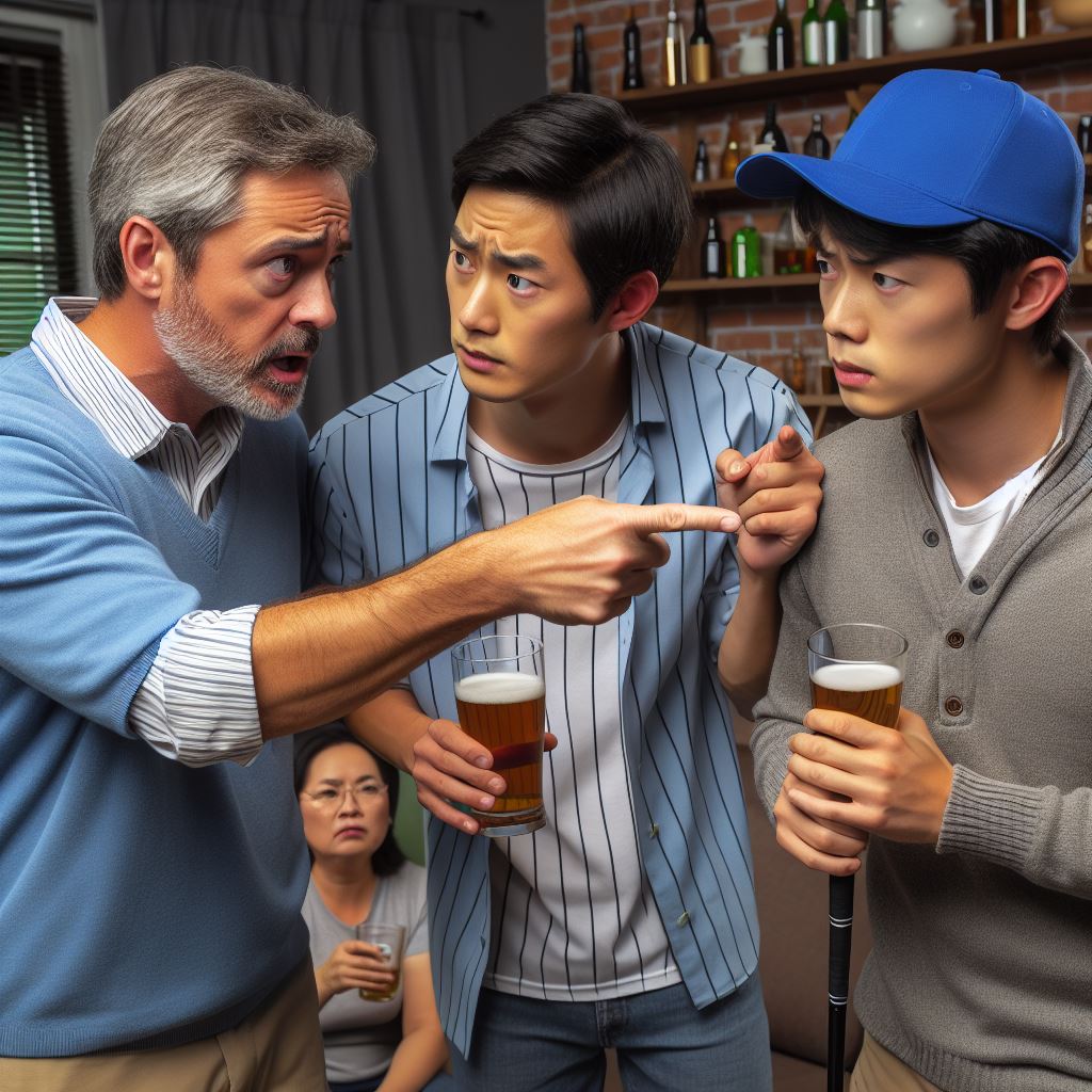 술자리에서 조심