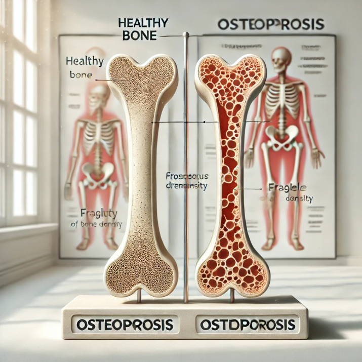 골다공증에 대한 뼈 이미지
