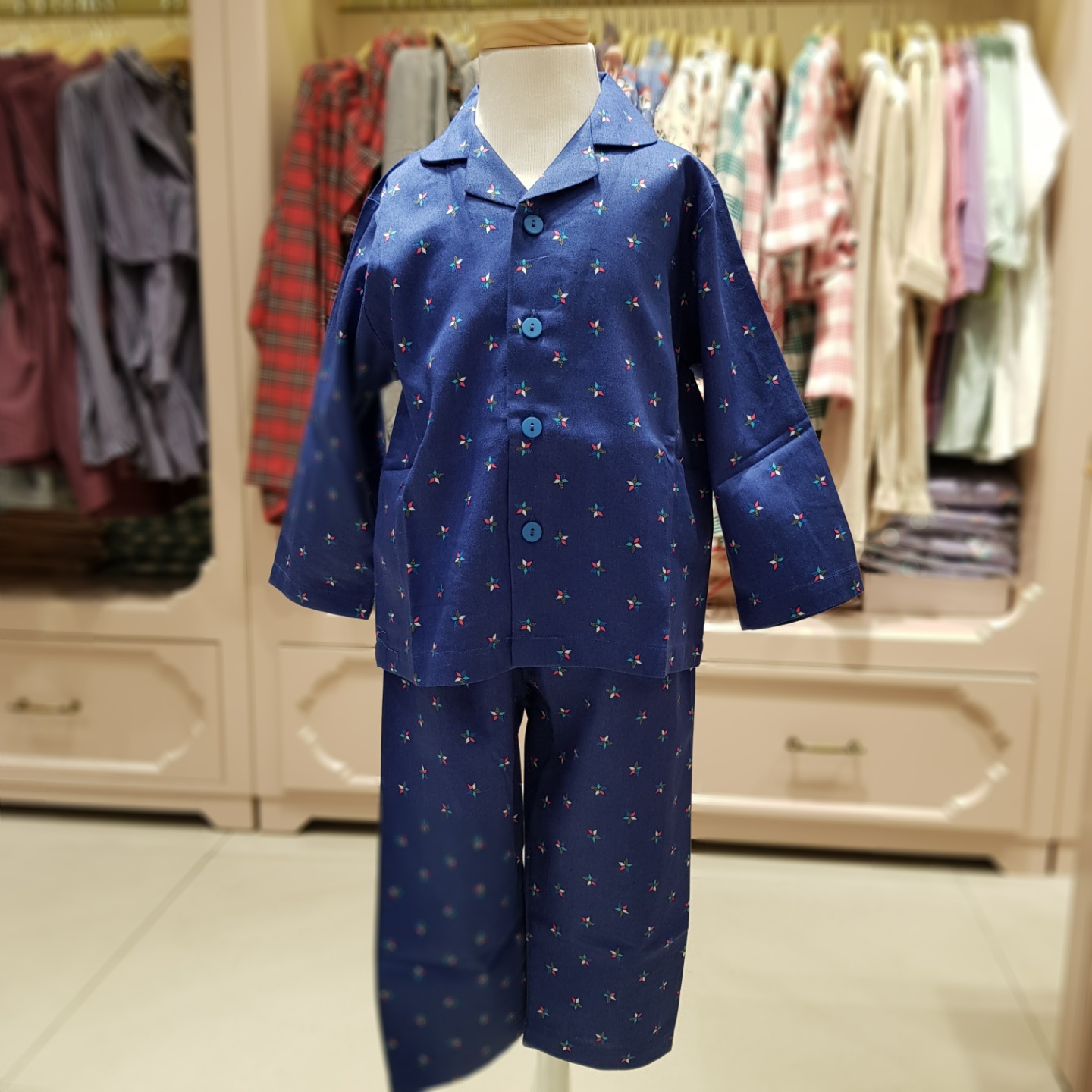 KAMMI 오르시떼 레인보우스타남아긴소매페어 OR18FBGE003