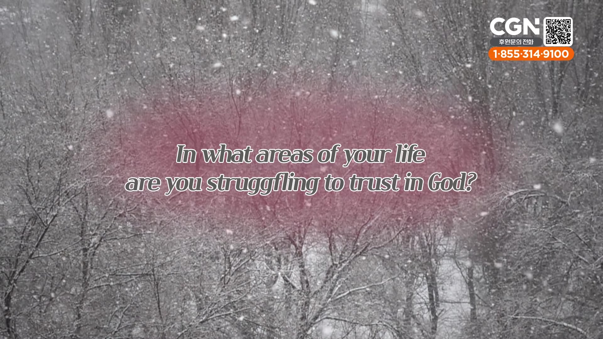 In what areas of your life are you struggfling to trust in God?