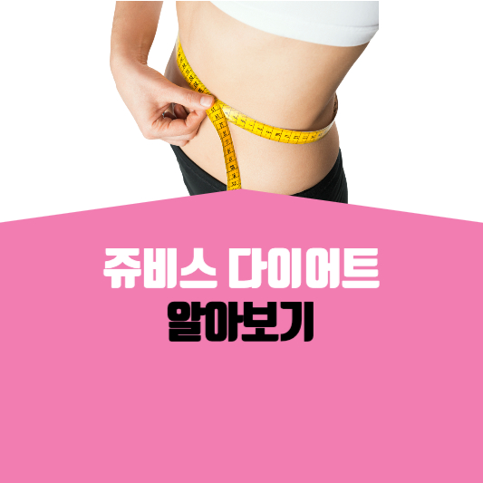 쥬비스 다이어트 식단 알아보기