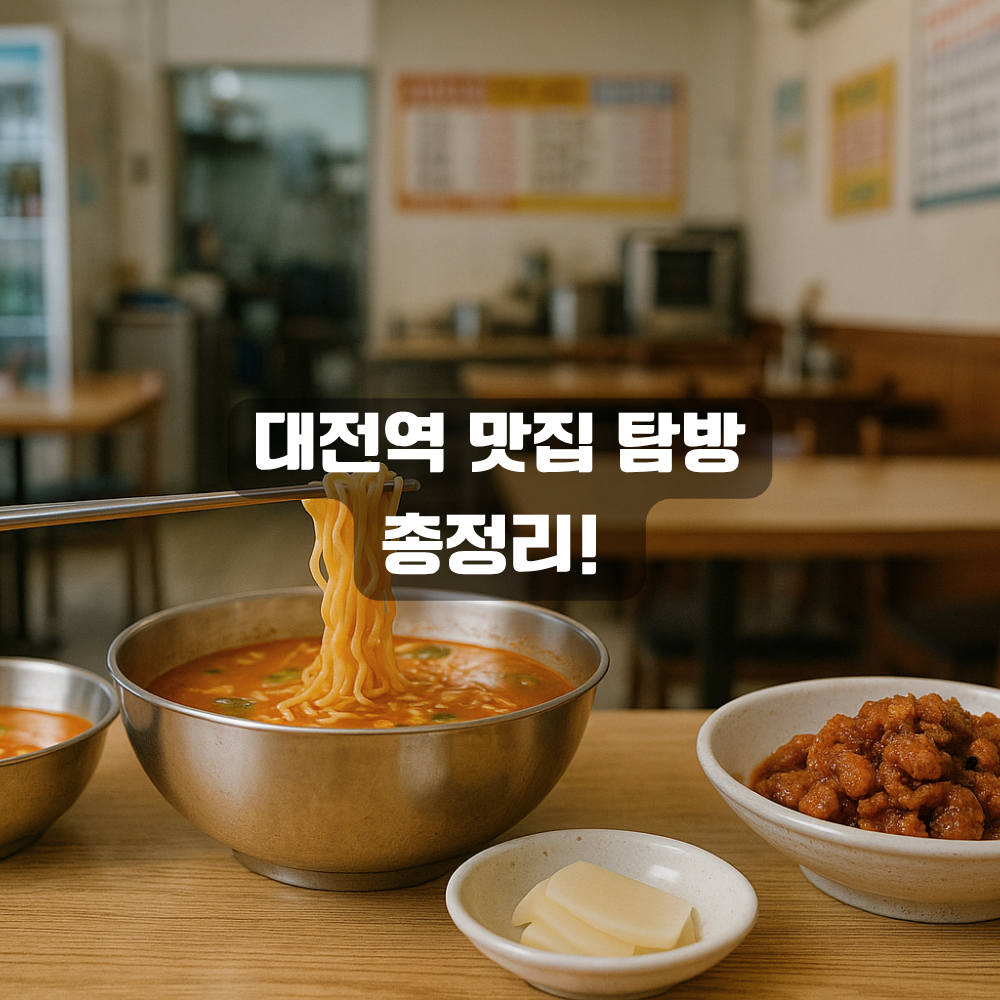 대전역 맛집 탐방