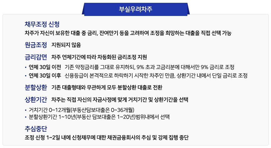소상공인 새출발기금 부실우려차주