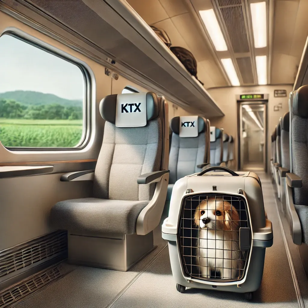 KTX 기차 애견동반&amp;#44; 강아지와 함께 편안하게 여행하는 방법