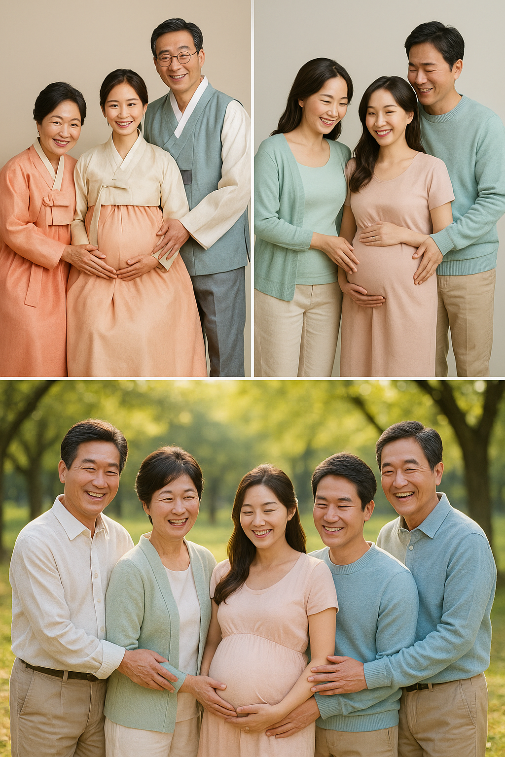 가족 사진 종류