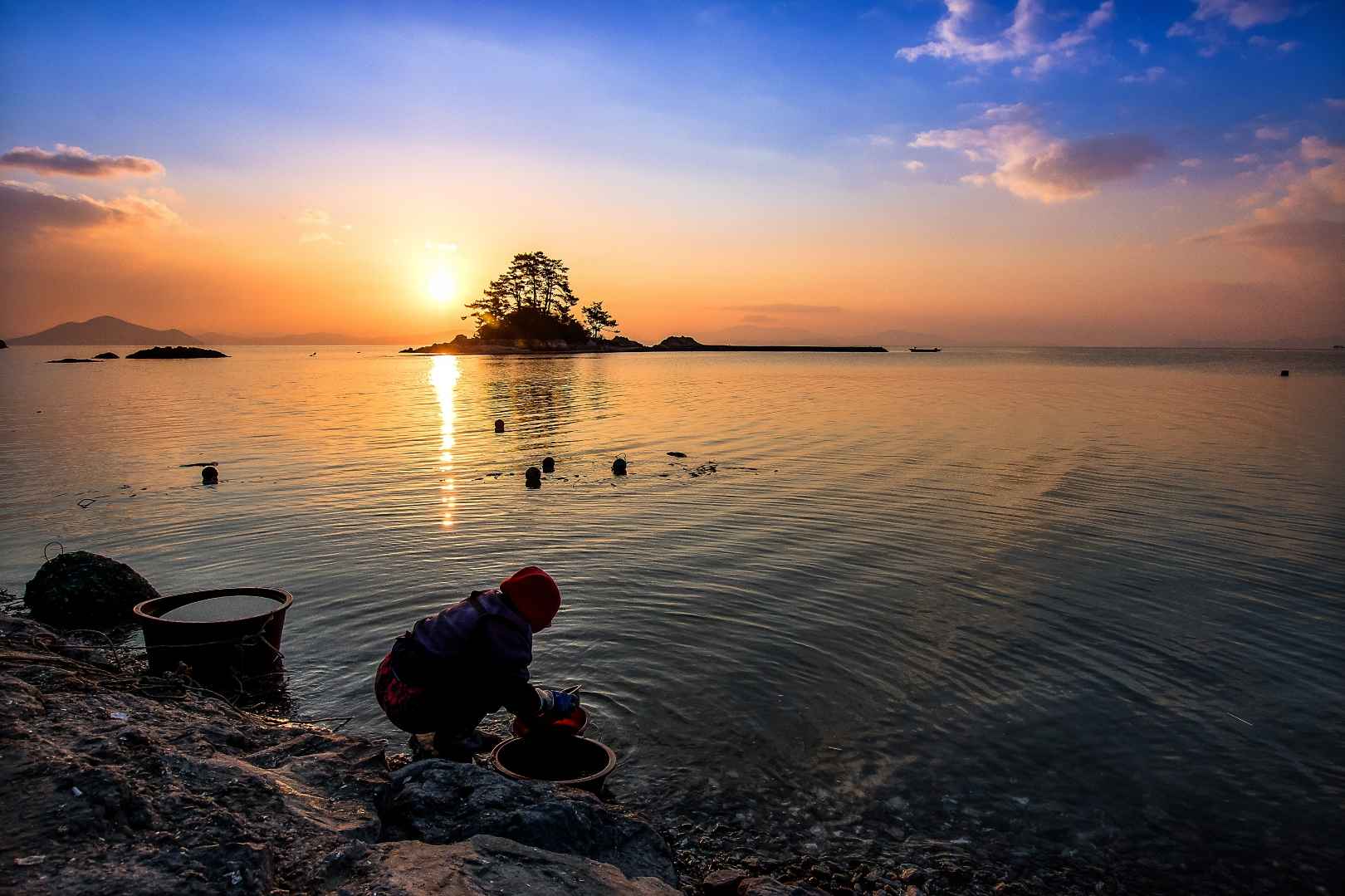 장흥 소등섬 일출 여행