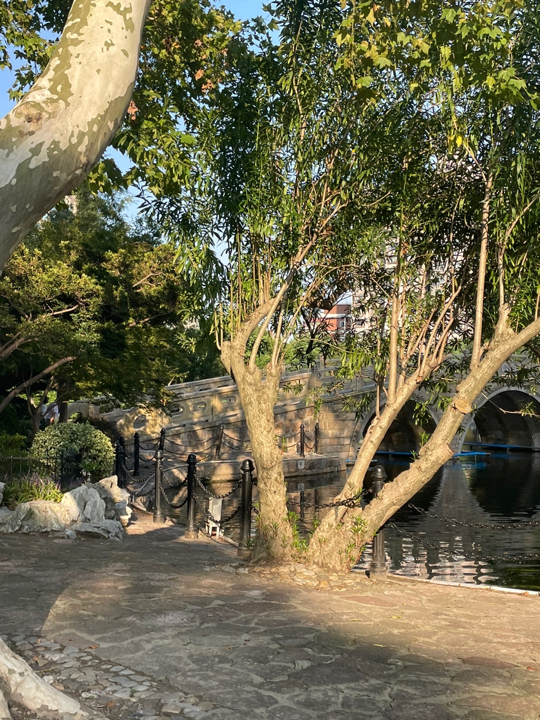 루쉰공원 다리 사진