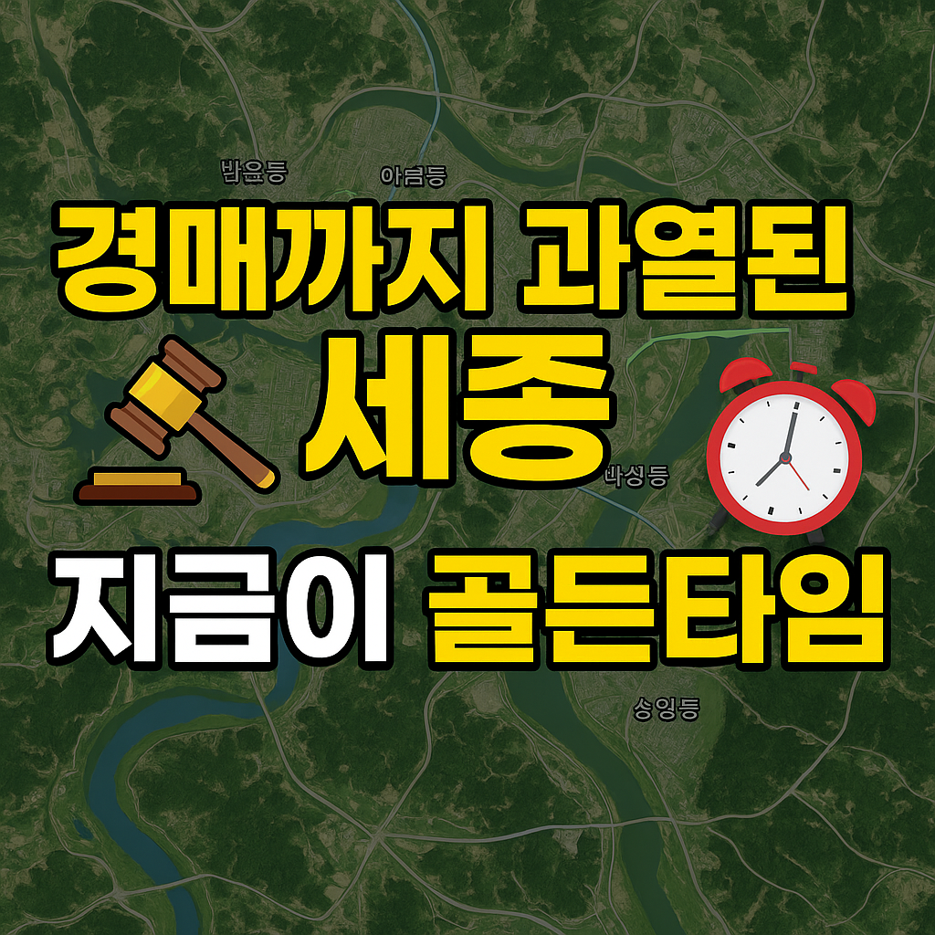 세종시는 이미 움직였다 – 타이밍을 놓치는 건 '심리' 때문이다