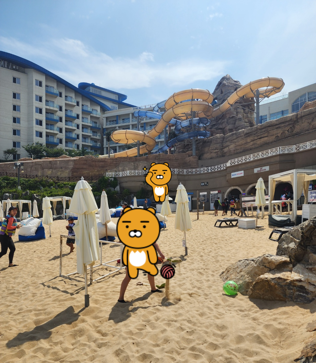 쏠비치 전용 해변 