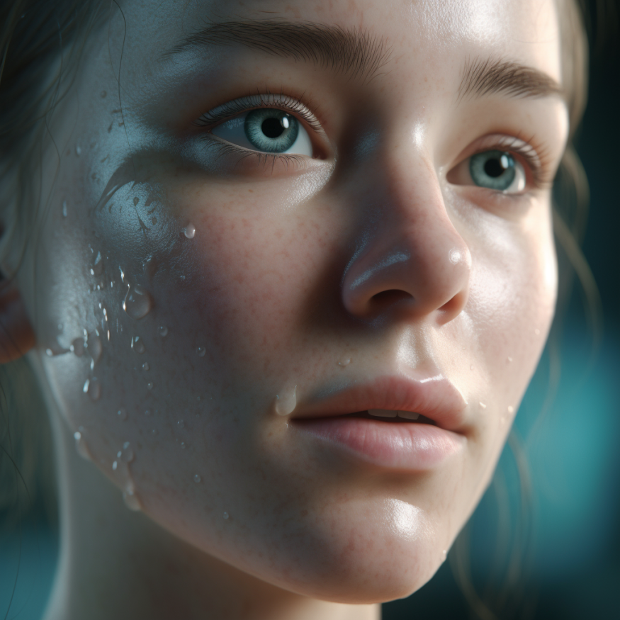 복합성 피부를 위한 데일리 케어방법 - 젊은 여성의 모습