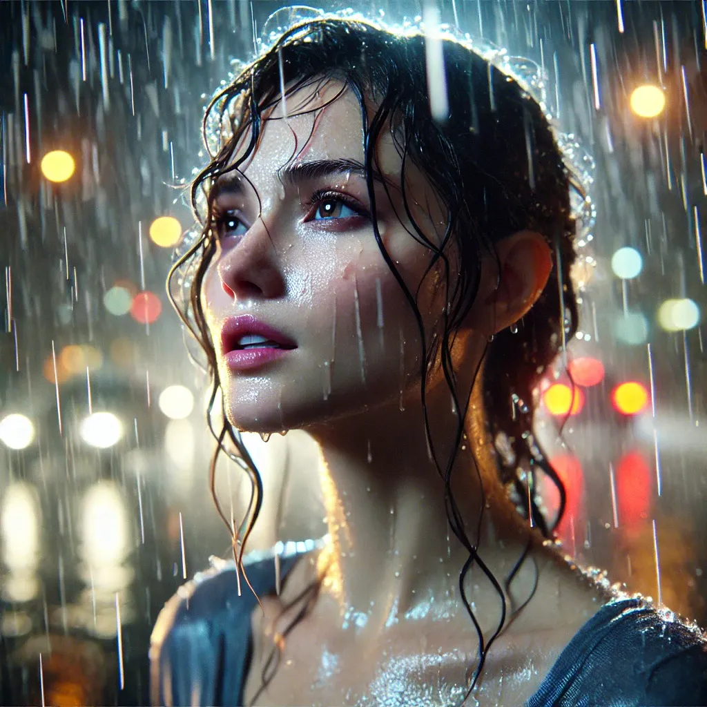 갑작스럽게 쏟아지는 비를 맞는 꿈