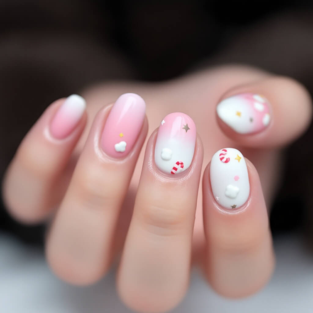 크리스마스 네일아트