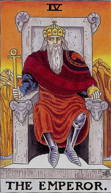 타로카드-4번-황제-카드