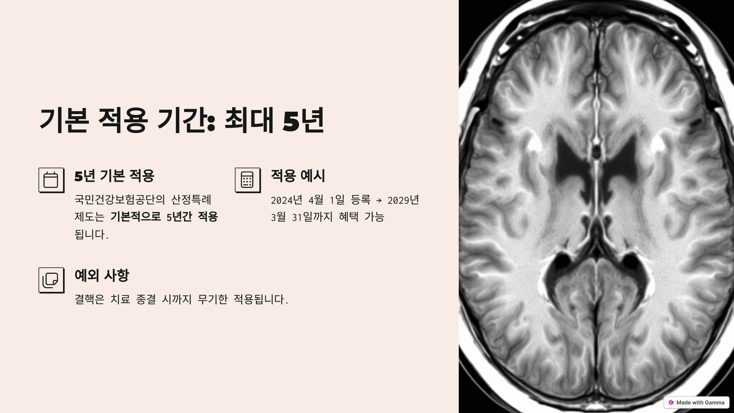 뇌경색 환자를 위한 건강보험 산정특례 재신청 가이드