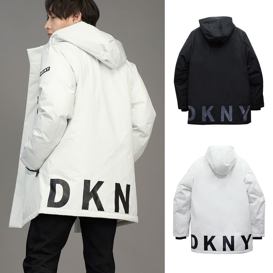 DKNY dkny 남성 후드 로고 파카 점퍼