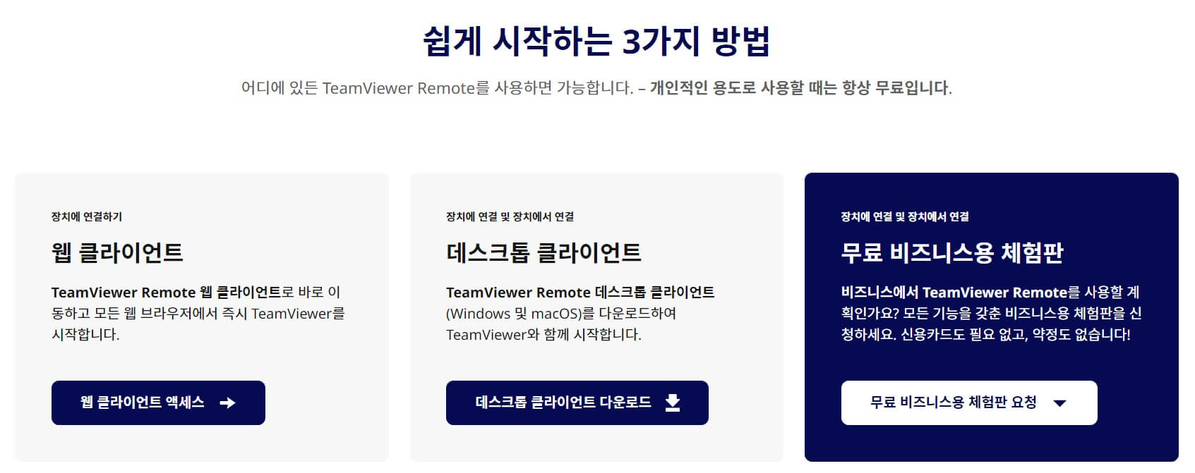 팀뷰어 다운로드 무료 설치