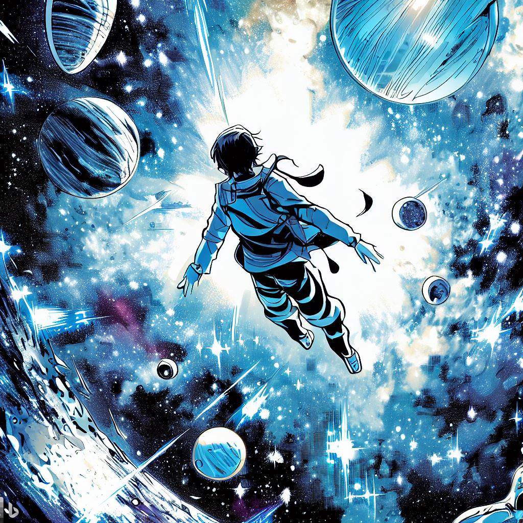 우주 여행 이미지