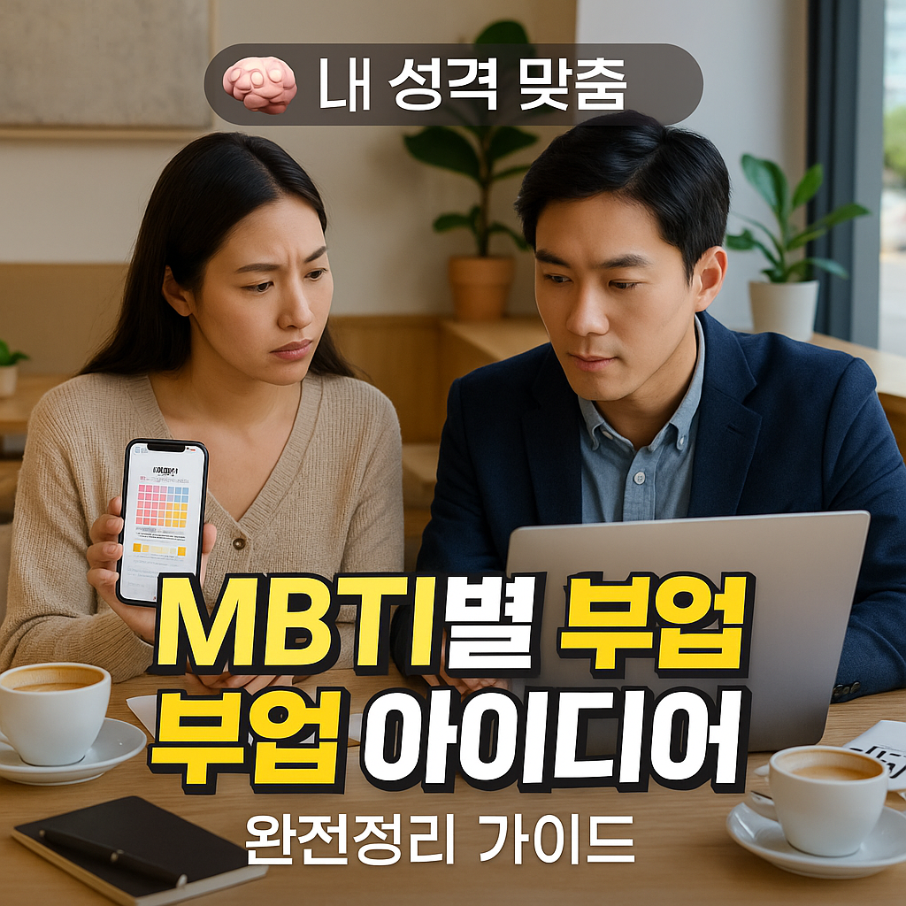 MBTI별 부업 아이디어 완전정리