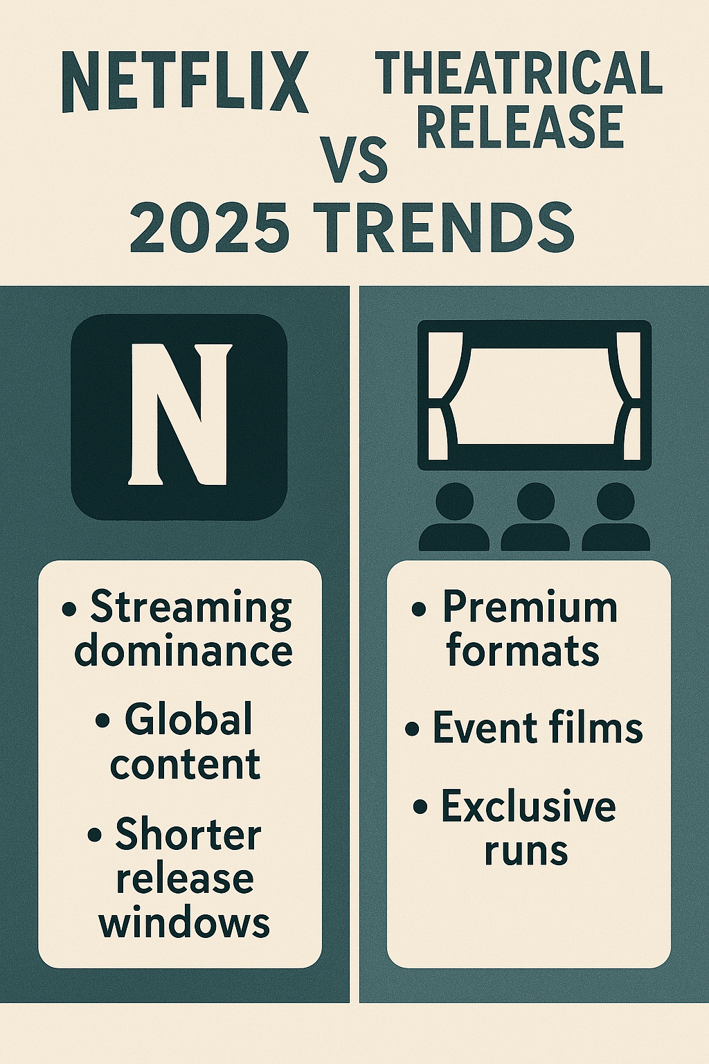 넷플릭스 vs 극장개봉 영화 2025 트렌드 비교