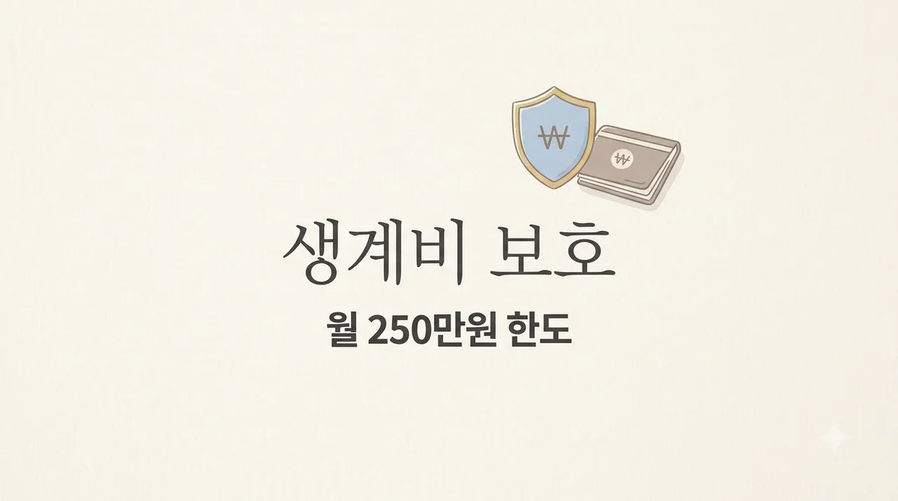 생계비 계좌 압류 금지 250만원! 2026년 최신 보호 방법 및 신청 가이드