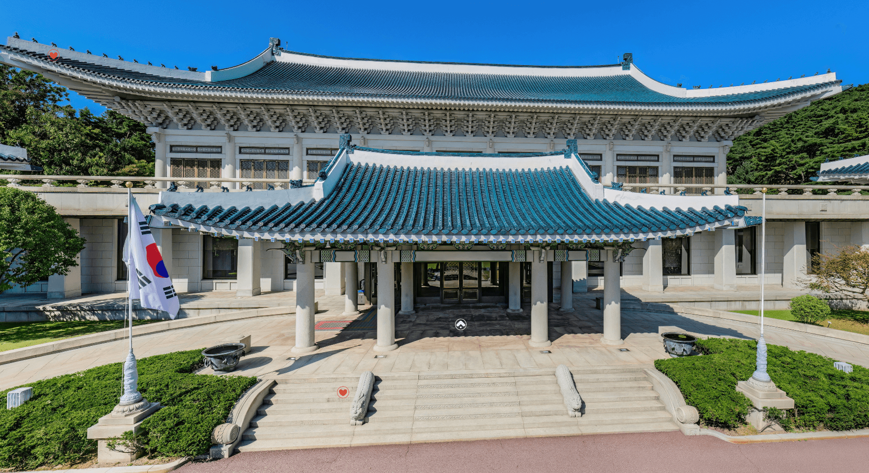 청와대 관람 주차장 및 동선 정리