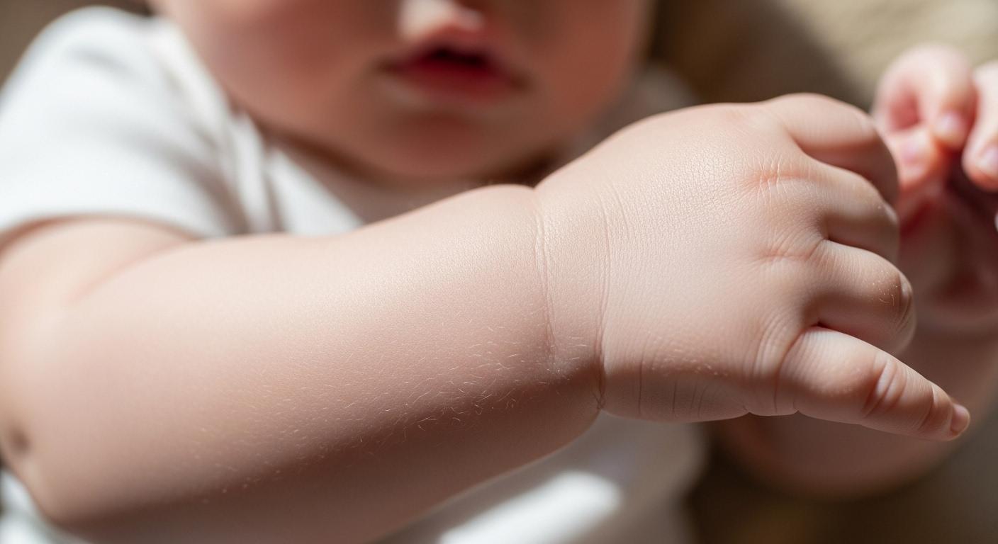 아기 피부 거칠