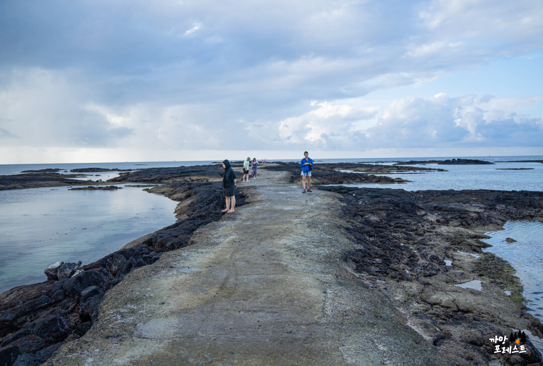 김녕 바닷길 포토존