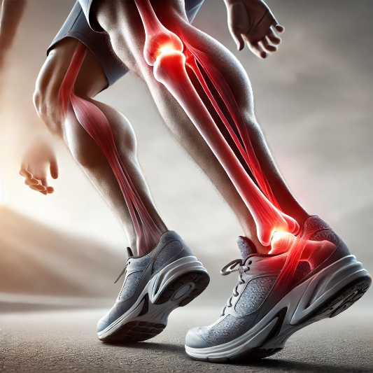 족저근막염, 아킬레스건염