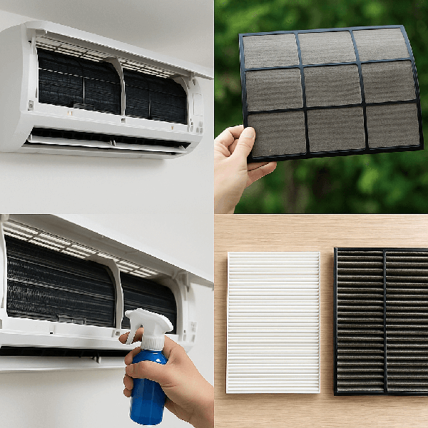 여름철 에어컨 필터 교체 주기와 청소법 &ndash; 냄새와 먼지 없는 쾌적한 여름 보내기