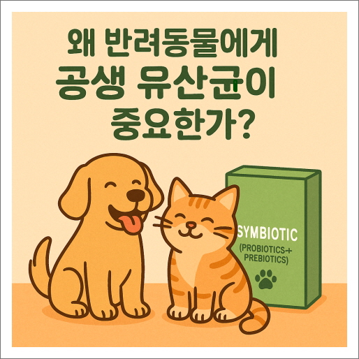 왜 반려동물에게 공생 유산균이 중요한가?